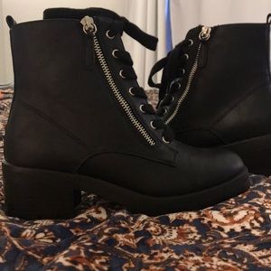 Faux Leather Sophie17 Black Boots